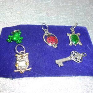 COPY - JLR-64 SET OF 5 SILVERTONED CHARMS (VARIETY)